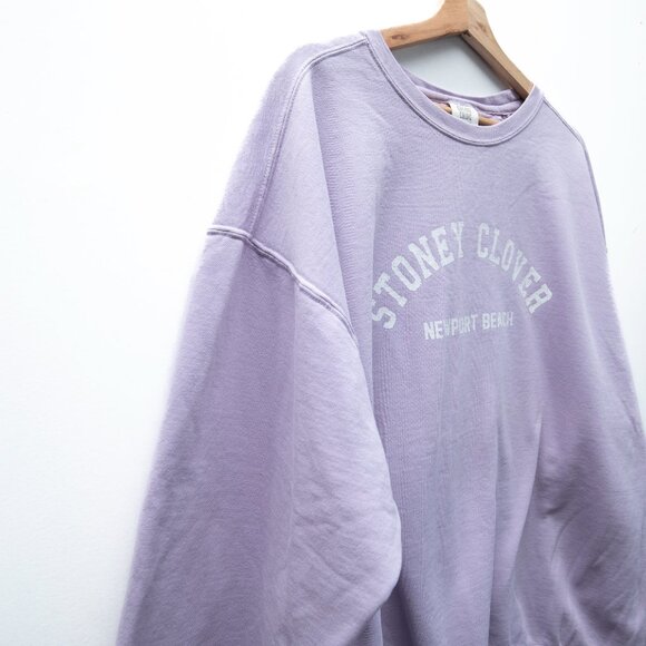 Stoney Clover Newport Beach Crewneck Sweatshirt Lavender - Picture 5 of 6